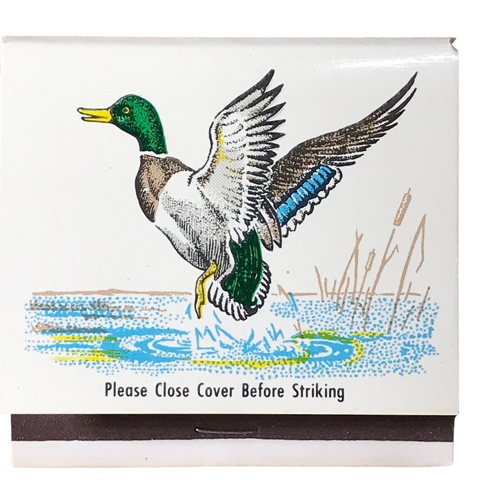 Rahr Malting Co. Brewery Manitowoc New Matchbook New HTF Vintage Flying Mallard